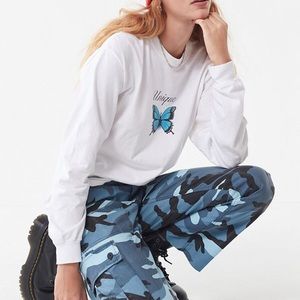 Urban Outfitters Blue Camo Pants